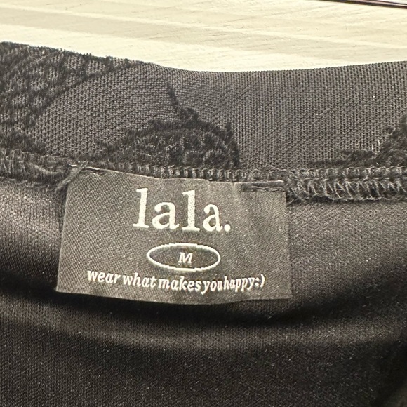 Dressed in LALA Enchantress Mesh Burnout Dragon Skirt - Black - Medium - Picture 6 of 6